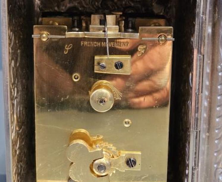 Superb Victorian Silver Carriage Clock by William Comyns - Image 5