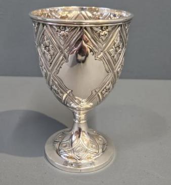 Superb Victorian Silver Goblet