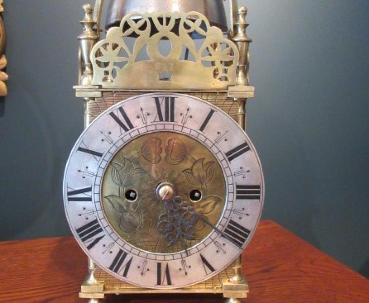 Regency Period Double Fusee Lantern Clock - Image 1