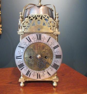 Regency Period Double Fusee Lantern Clock