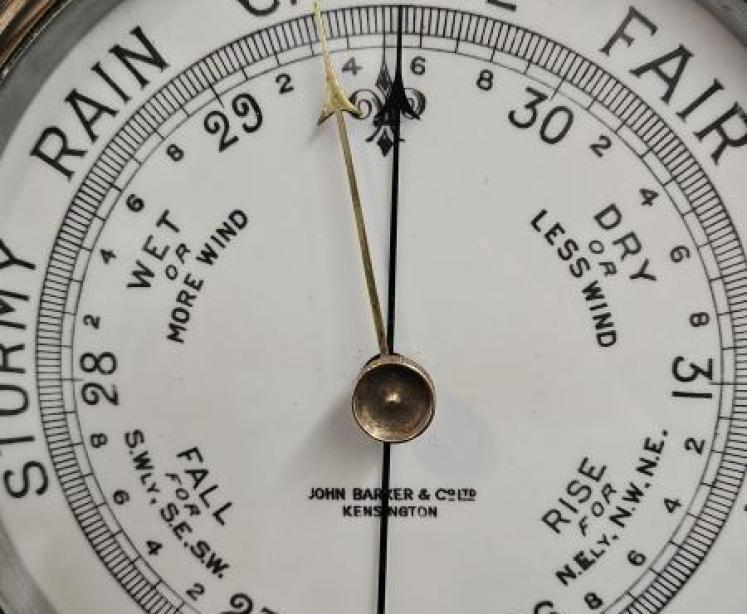 Victorian London Ships Bulk Head Barometer - Image 3