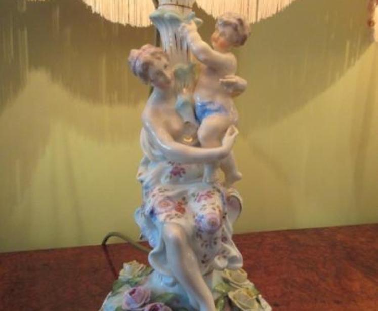 Pair of 19th Century Meissen Style Table Lamps - Image 2