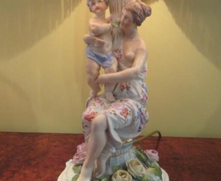 Pair of 19th Century Meissen Style Table Lamps - Image 3