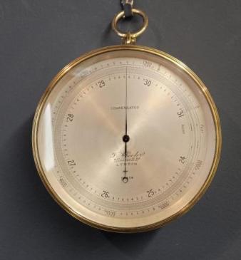 Victorian Brass Marine Barometer