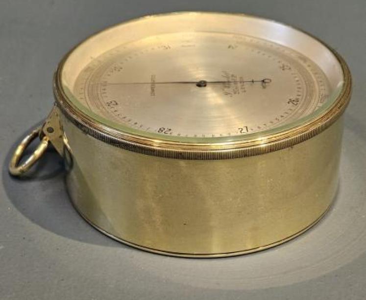 Victorian Brass Marine Barometer - Image 6