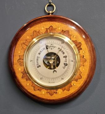 Edwardian Inlaid Barometer