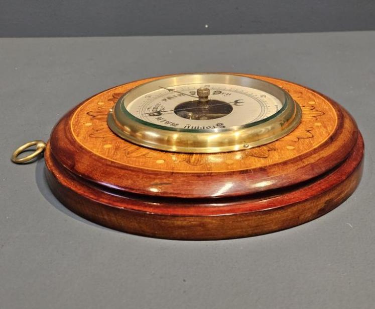 Edwardian Inlaid Barometer - Image 2