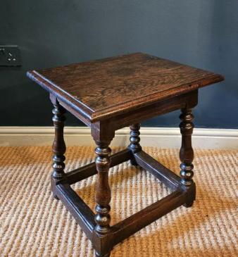 George II Oak Low Table