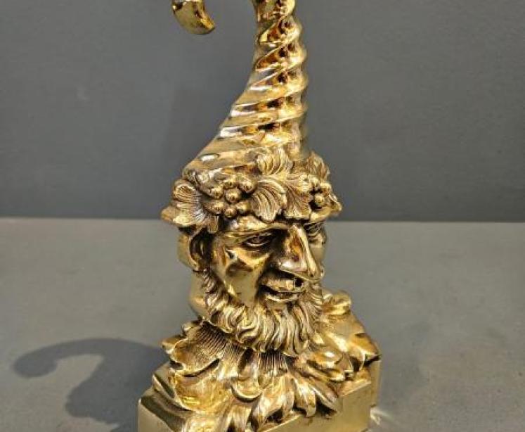 Victorian Brass Door Stop - Image 2