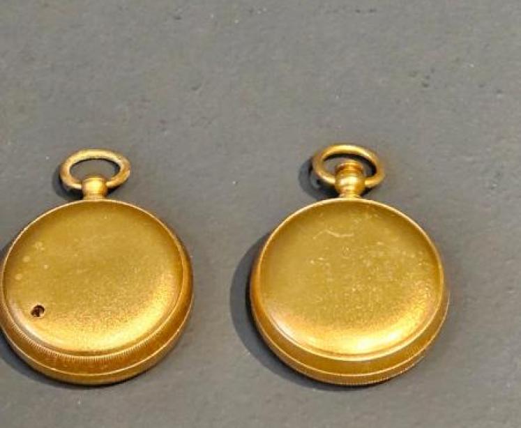 Edwardian Pocket Barometer, Compass and Thermometer Set - Image 2