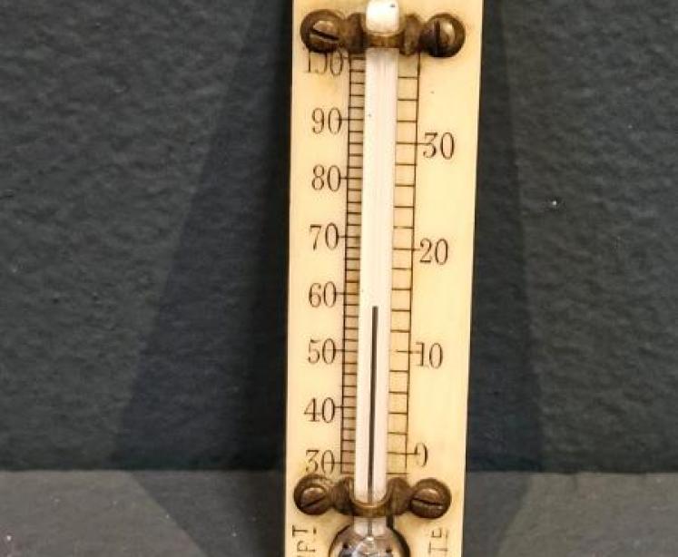 Edwardian Pocket Barometer, Compass and Thermometer Set - Image 5