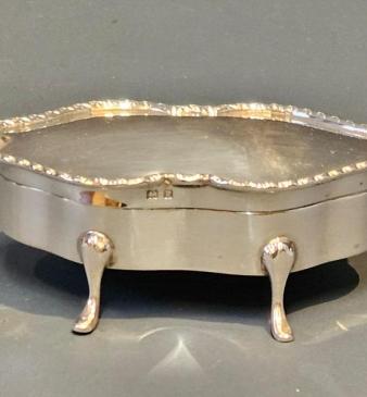 Edwardian Silver Trinket Box