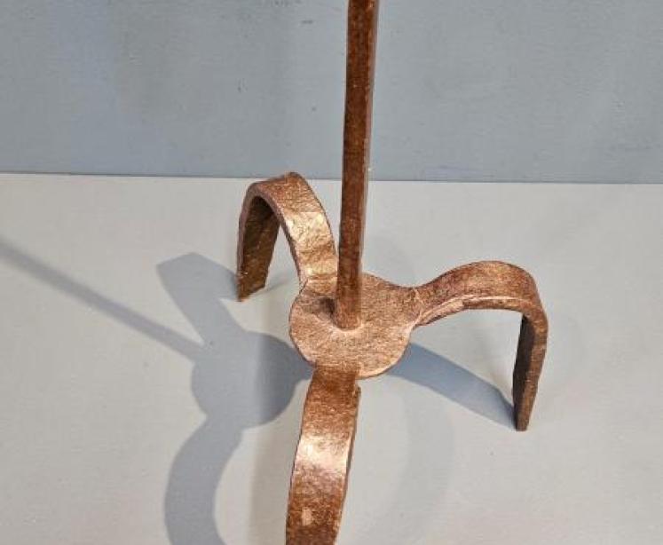 Georgian Floor Standing Rush Light  - Image 3