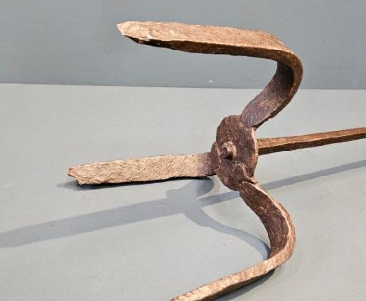 Georgian Floor Standing Rush Light  - Image 5