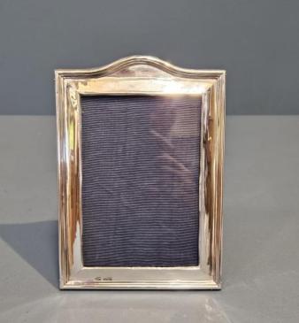 George V Silver Arched Top Photo Frame 