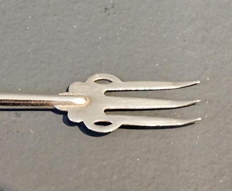 Pair of Silver Olive Forks  - Image 5