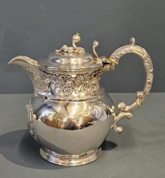 Superb George IV 27oz Glasgow Silver Wine Jug