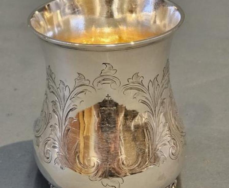 Early Victorian Sheffield Silver Tankard - Image 2