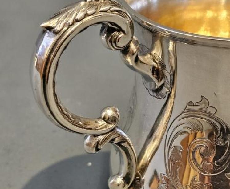 Early Victorian Sheffield Silver Tankard - Image 3