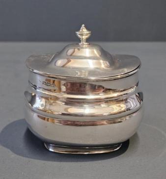 George V Silver Tea Caddy