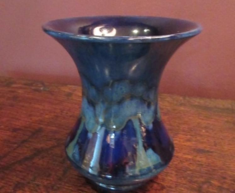 Moorcroft Moonlit Blue Flared Neck Vase - Image 1