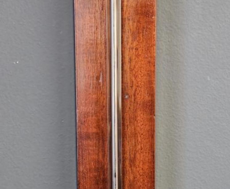 Early Victorian Dunn of Edinburgh Mahogany Stick Barometer  - Image 3