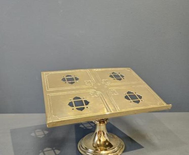 Victorian Brass Book Rest - Image 1
