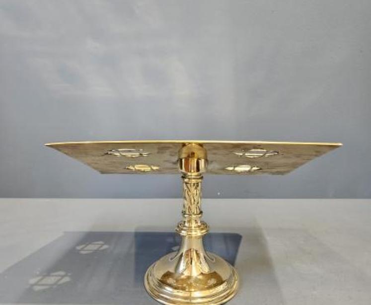 Victorian Brass Book Rest - Image 6