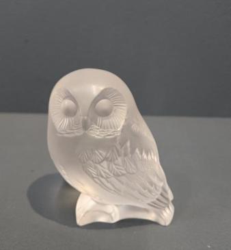 Lalique Opalescent Owl
