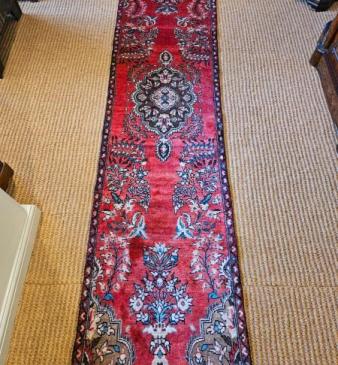 Immaculate 9' 6" Persian Pure Wool Runner