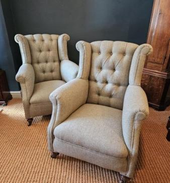 Pair of Victorian Arm Chairs