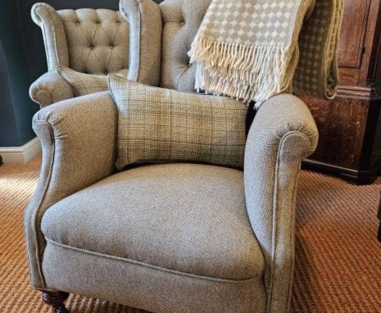 Pair of Victorian Arm Chairs - Image 7