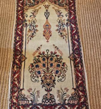 Antique Persian Silk Rug