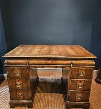 Quality Edwardian Walnut Writing Desk