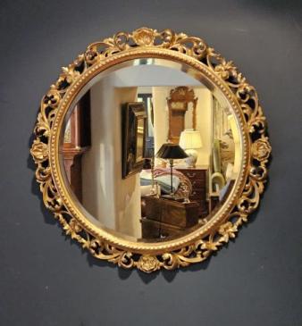Victorian Timber Gilt Florentine Mirror