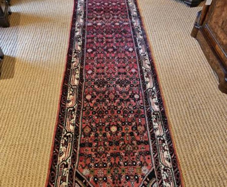 1920's Persian Wool Rug Runner - Image 1