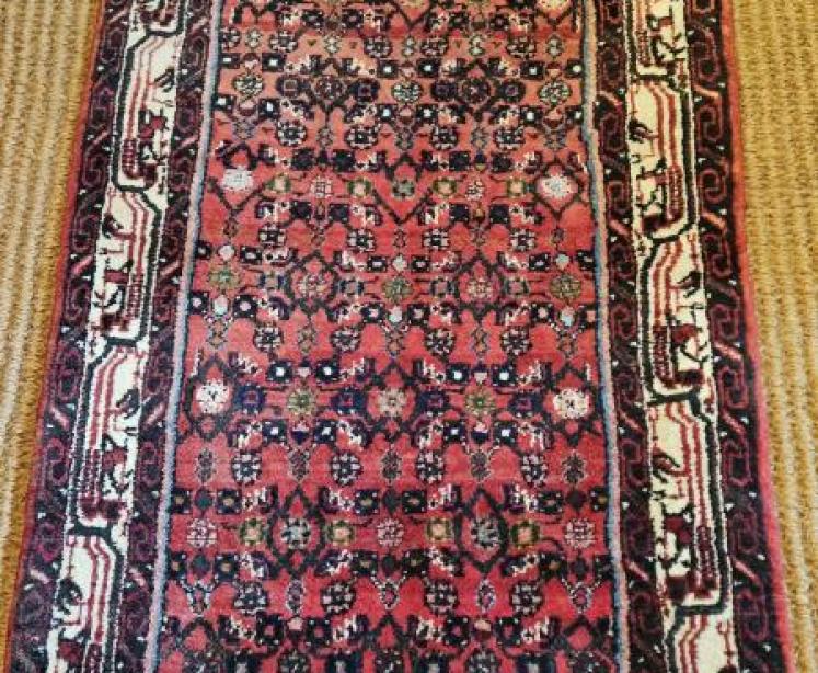 1920's Persian Wool Rug Runner - Image 7
