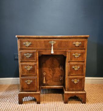Walnut Kneehole Desk