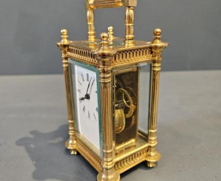 Victorian French 8 Day Carriage Clock - Image 7