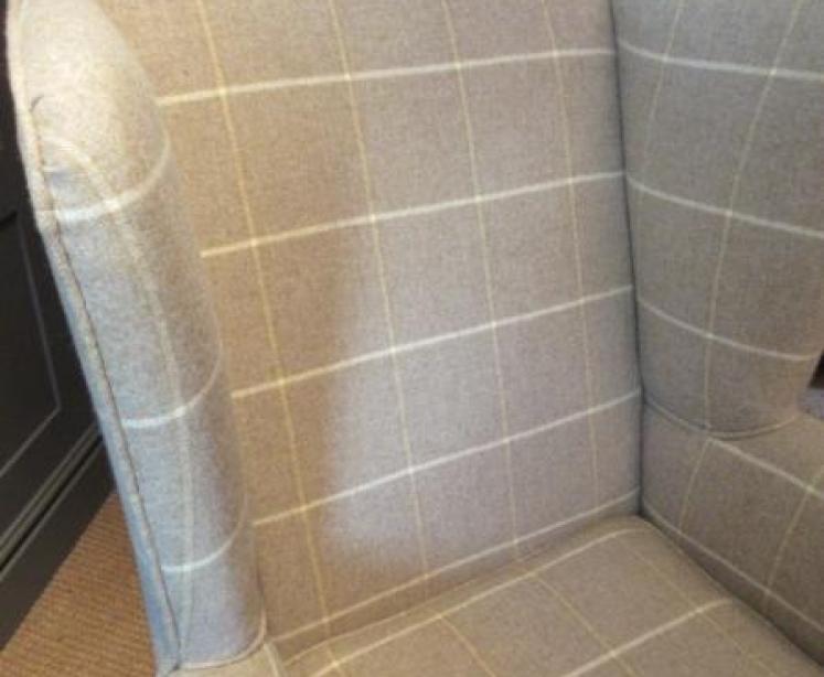 Superb William & Mary Period Upholstered Wing Armchair - Image 5