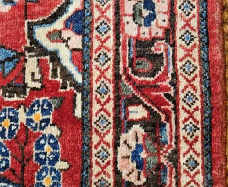Antique Persian Wool Rug - Image 3