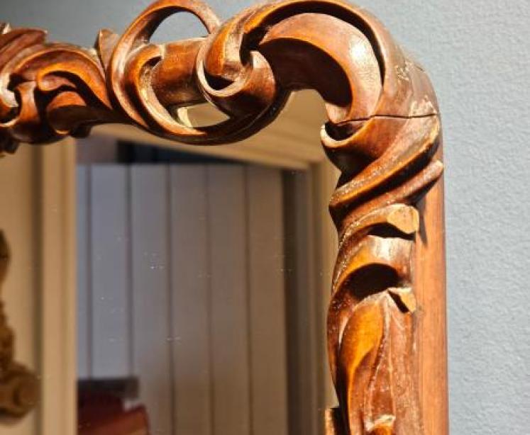 William IV Rosewood Framed Mirror - Image 2