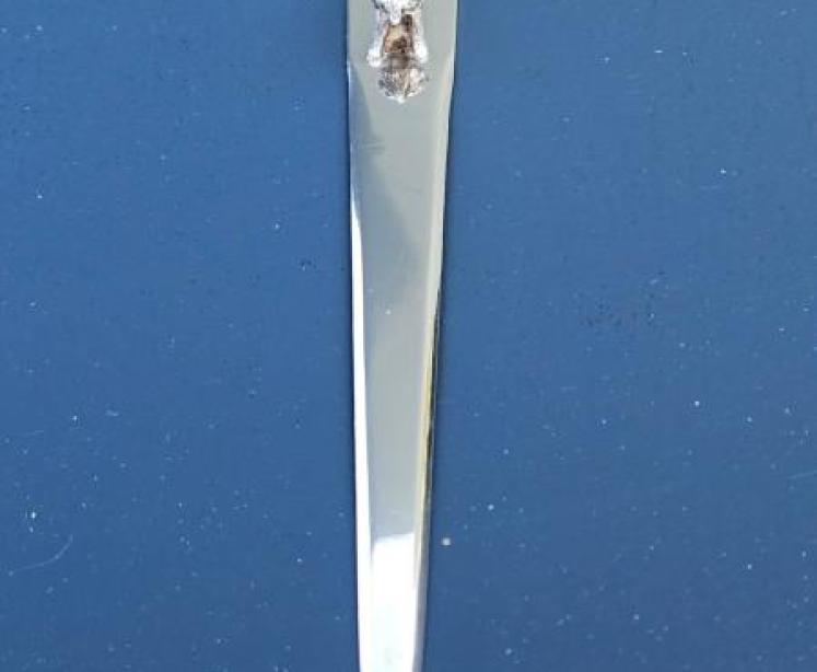 Quality George V Silver Running Fox Letter Opener - Image 3