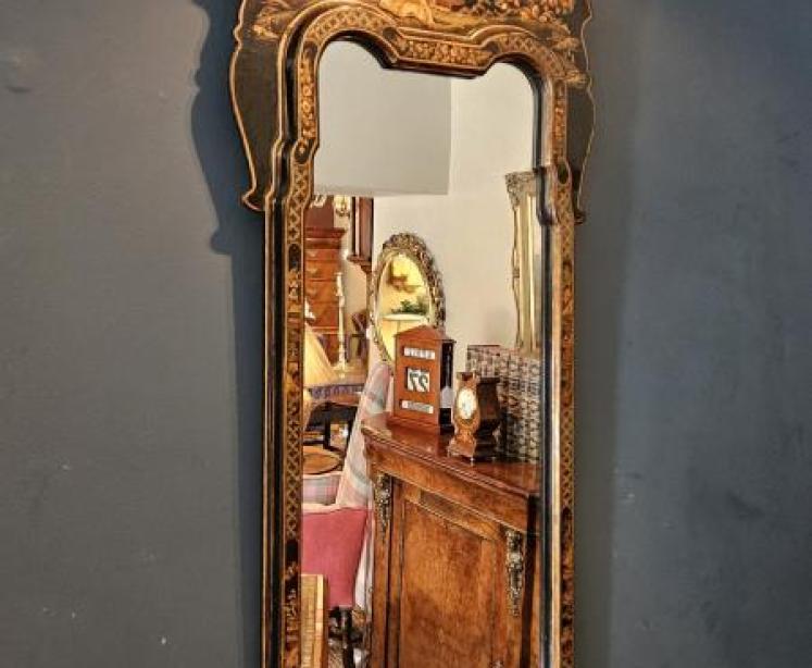 Late Victorian Chinoiserie Framed Mirror - Image 5