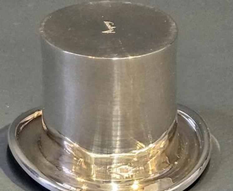 Aspreys Cast Silver Top Hat - Image 4