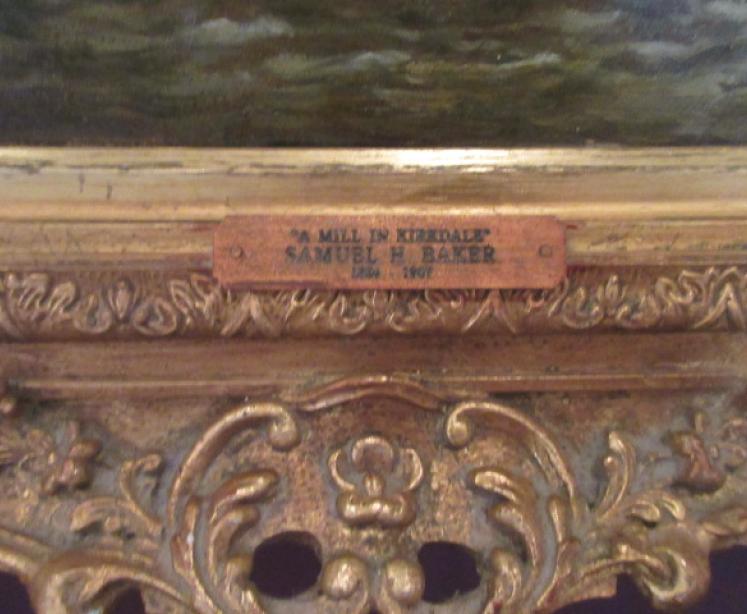 Fine 19th Century Oil 'Mill at Kirkdale' Painting - Image 4