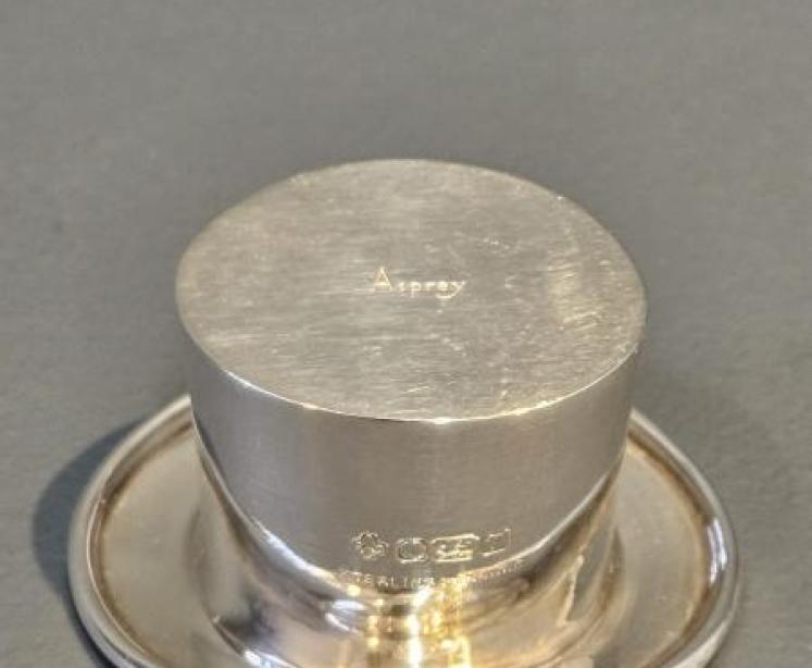 Aspreys Cast Silver Top Hat - Image 6