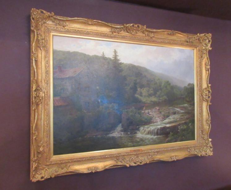 Fine 19th Century Oil 'Mill at Kirkdale' Painting - Image 5