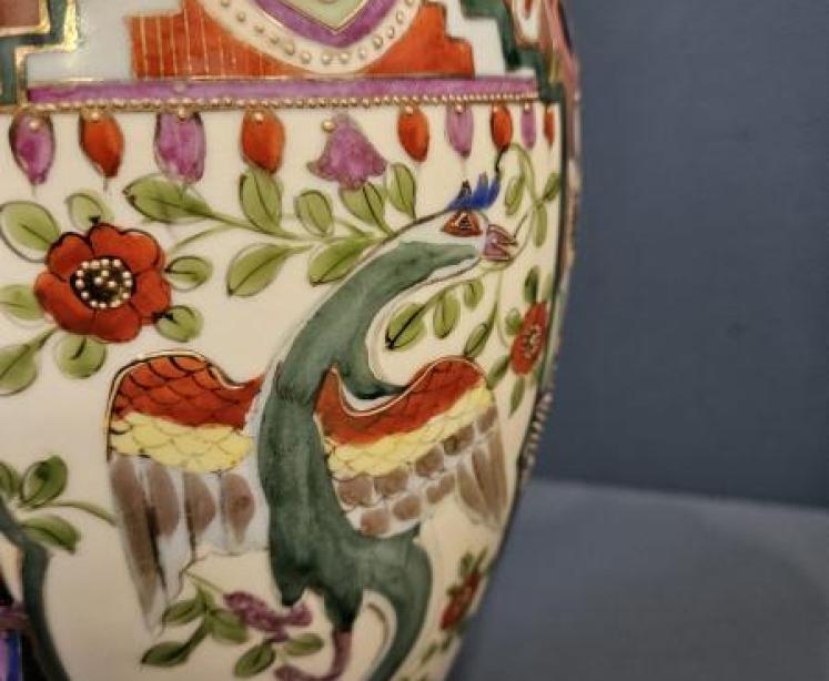 Pair of Edwardian Noritake Vases - Image 6