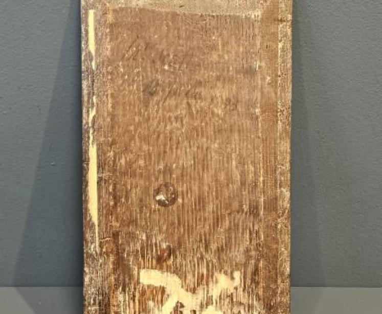 Victorian Oil on Canvas Icon of an Apostle - Image 3